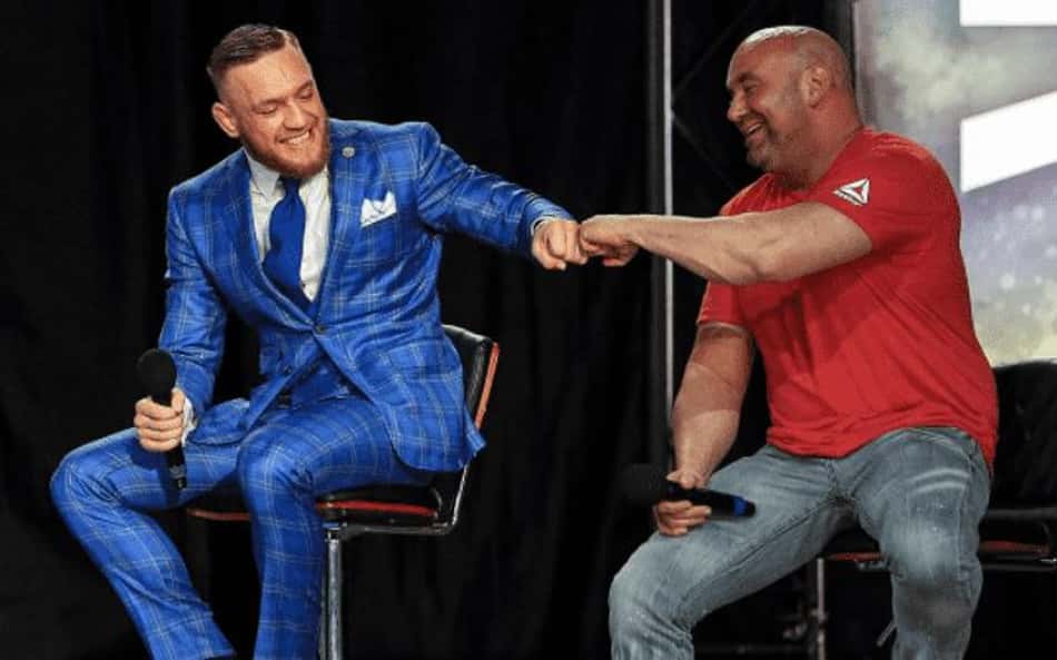 Conor McGregor com Dana White, CEO do UFC (FOTO: Reprodução/Twitter)