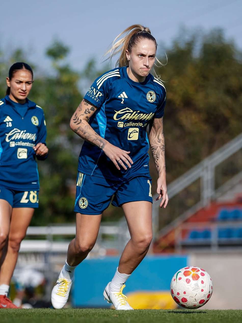 Isa Haas, zagueira do América-MEX. (Foto: América/Divulgação)