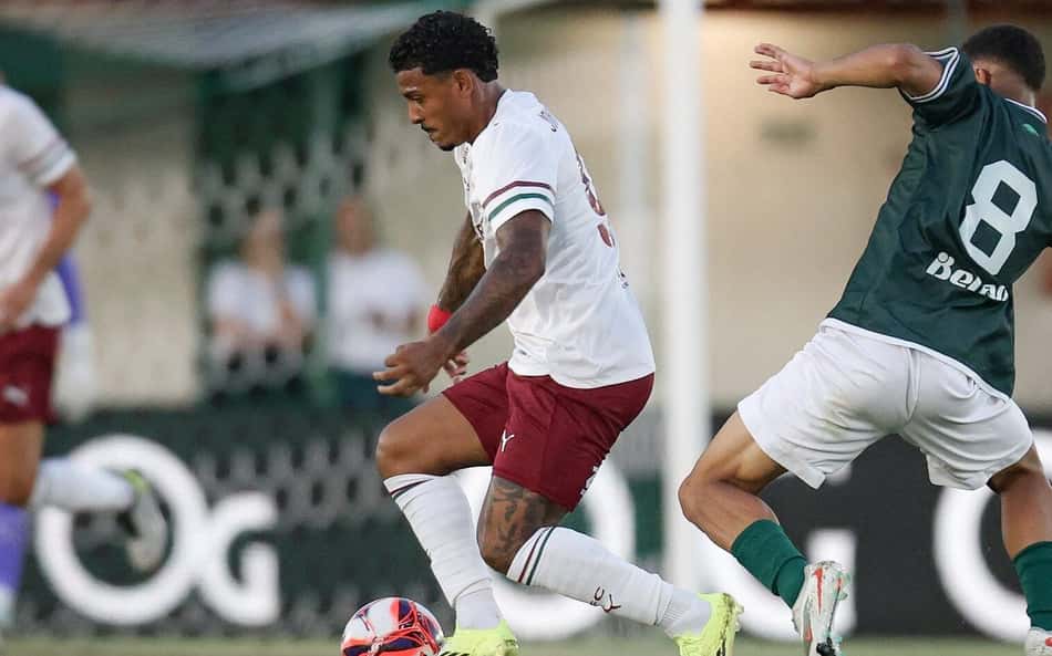 John Kennedy na partida entre Fluminense e Boavista, pelo Campeonato Carioca (Foto: Marcelo Gonçalves/FFC)