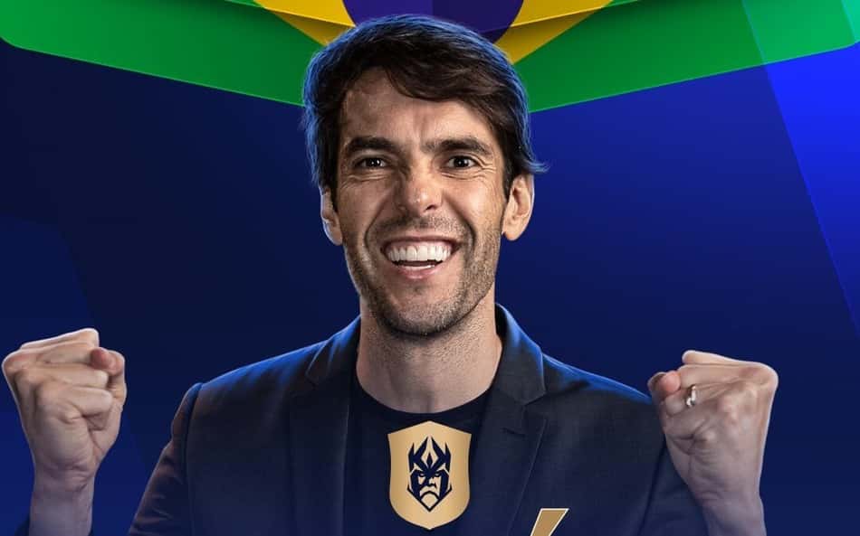 Kaká baterá pênalti em jogo do Brasil na Kings World Cup