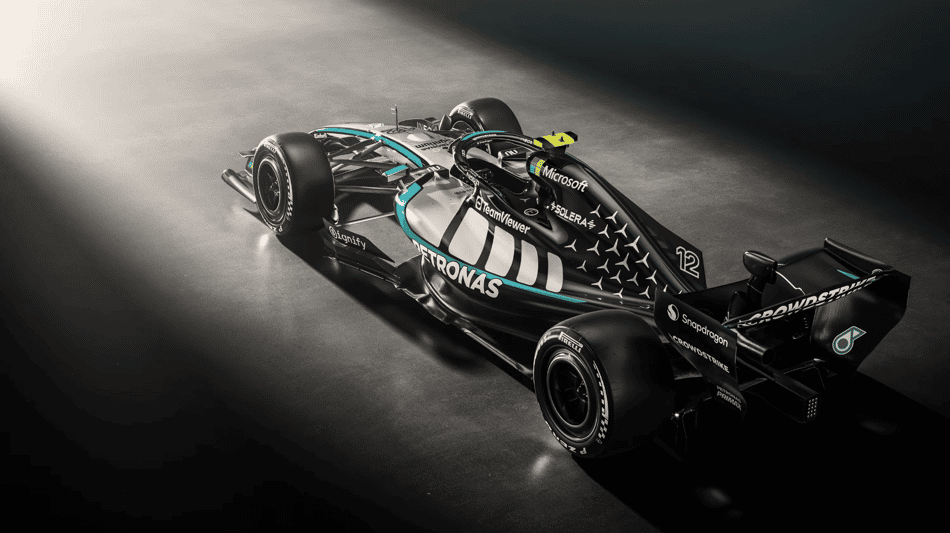 Novo carro da Mercedes para a F1 2026 (Foto: Divulgação)