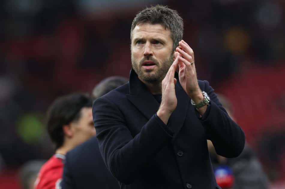 Michael Carrick é o treinador do Manchester United (Foto: Darren Staples / AFP)