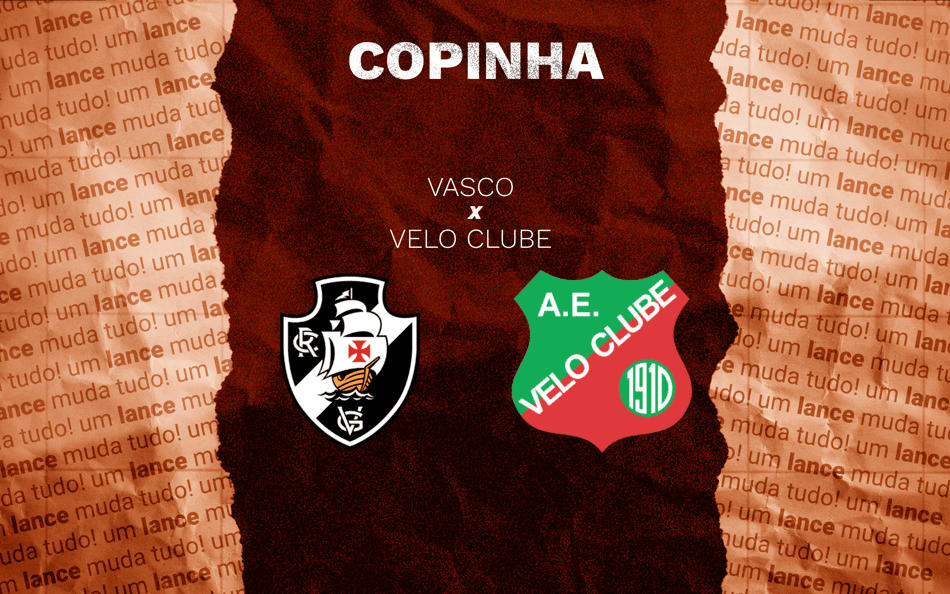 Vasco x Velo Clube: onde assistir ao vivo ao jogo pela Copinha