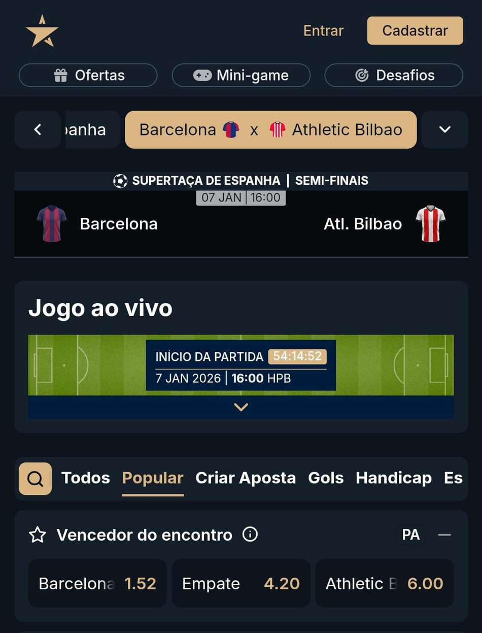 Captura de tela da oferta de Pagamento Antecipado na Estrela bet.