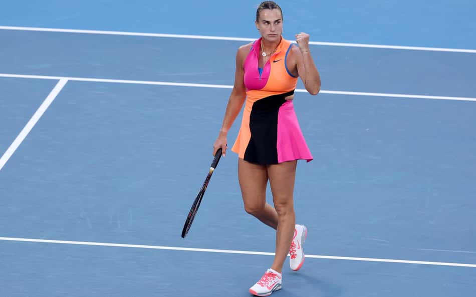 Aryna Sabalenka vence Rajaonah Rakotomanga e avança no Australian Open (Foto: Martin KEEP / AFP) 