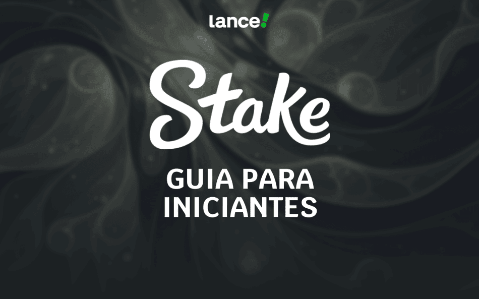 Arte temática da Stake para apresentar o guia para iniciantes