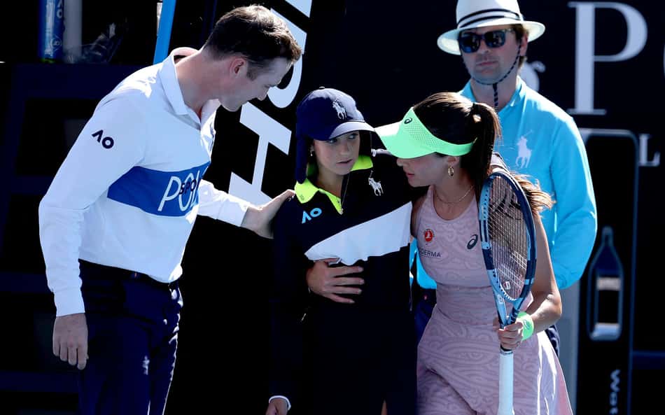 Zeynep Sönmez no Australian Open. (Foto: David Gray/AFP)