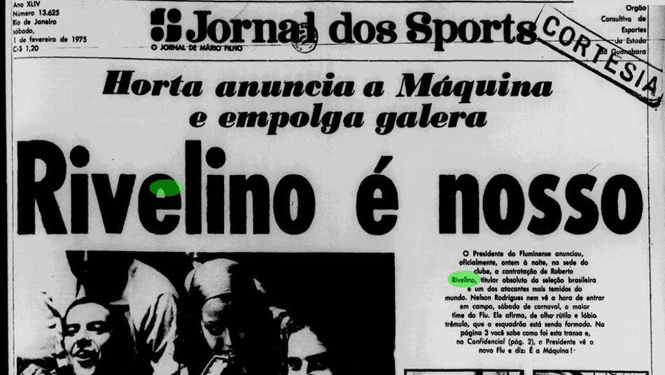 Rivellino no Fluminense (Foto: Reprodução)