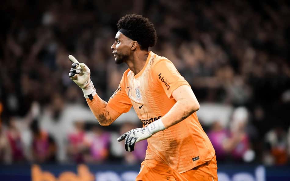 Hugo Souza, goleiro do Corinthians (Foto: Thiago Miyashiro/Pera Photo Press/Gazeta Press)
