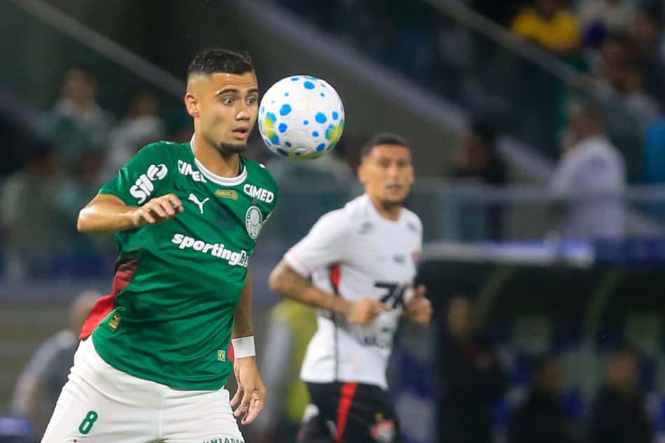 Andreas Pereira em Palmeiras x Vitória (Foto: Fernando Roberto/UAI Foto)