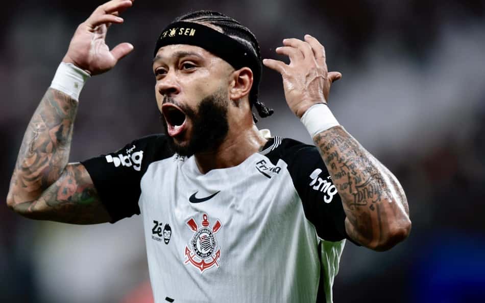 Atitude de Memphis em Novorizontino x Corinthians chama atenção