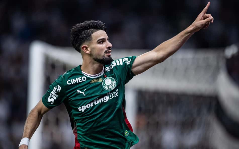 Flaco López faz gol da vitória do Palmeiras sobre o Corinthians, no Paulistão 2026