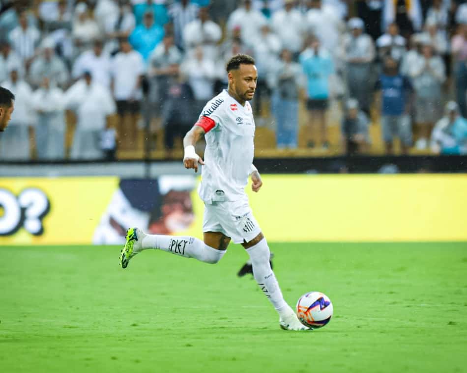 Neymar atuou em apenas duas partidas pelo Santos nesta temporada. (Foto: Jota Arnaldo/RP FOTOPRESS)