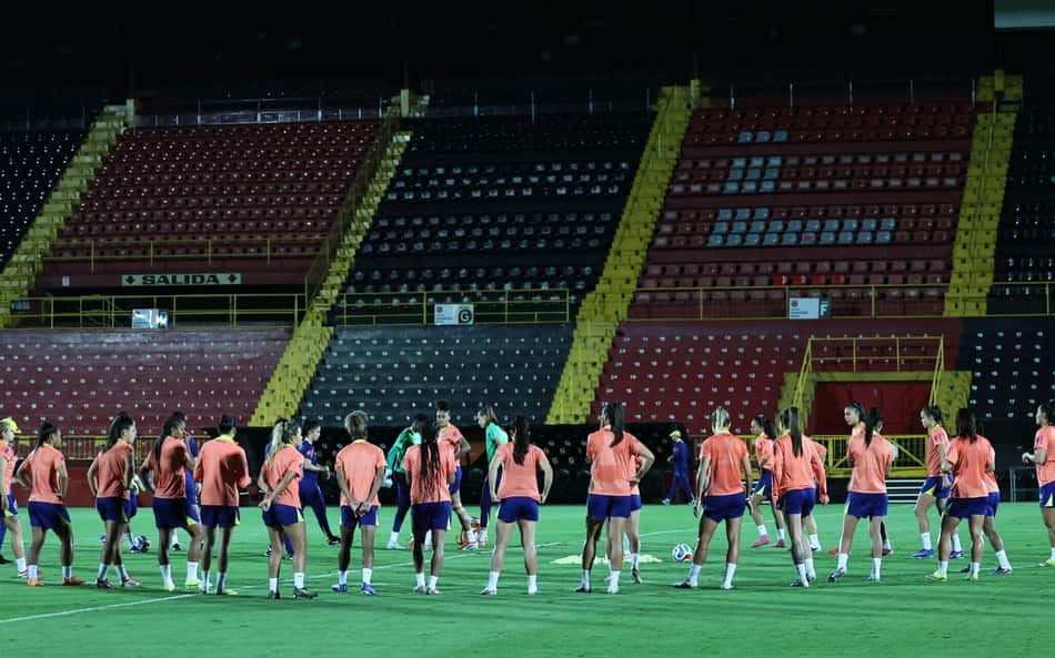 Seleção Brasileira durante treino na Costa Rica Créditos: Lívia Villas Boas/Staff Images/CBF