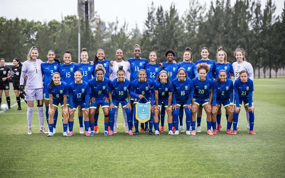 Amistoso Seleção Brasileira Feminina Sub-20 - Brasil vs Paraguai Créditos: Ramiro Cicao/ Staff Images / CBF