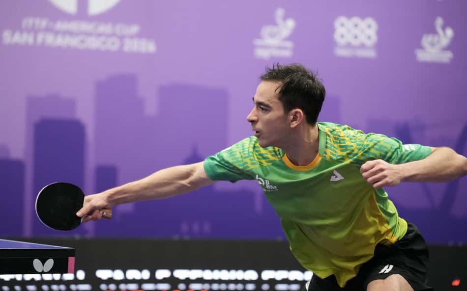 Hugo Calderano foi o campeão da Copa das Américas 2026 (Foto: ITTF Americas)