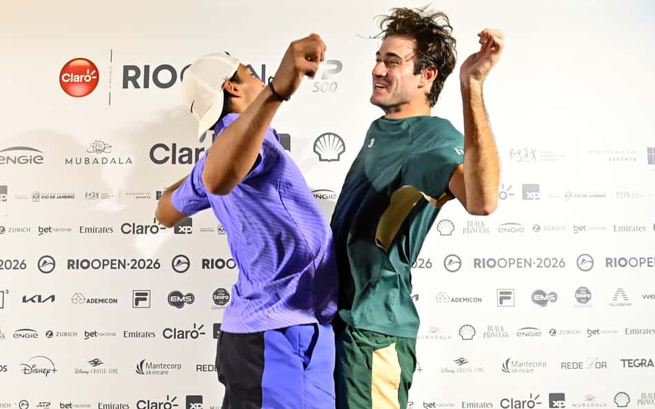 Gustavo Heide celebra conexão com Guto Miguel no Rio Open