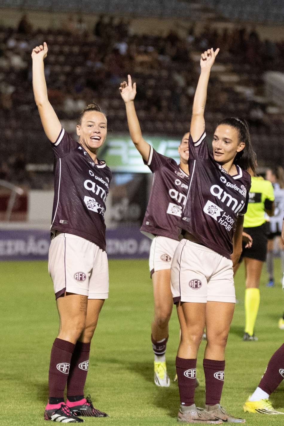 Maressa comemora gol pela Ferroviária no Brasileirão Feminino. (Foto: Foto: Rafael Zocco / Ferroviária)