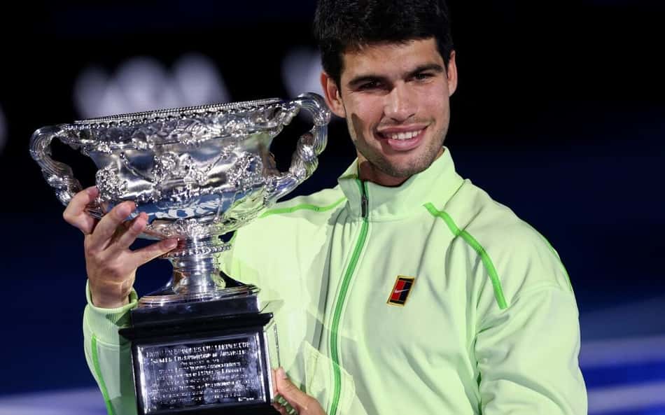Alcaraz dispara no topo do raking após título do Australian Open