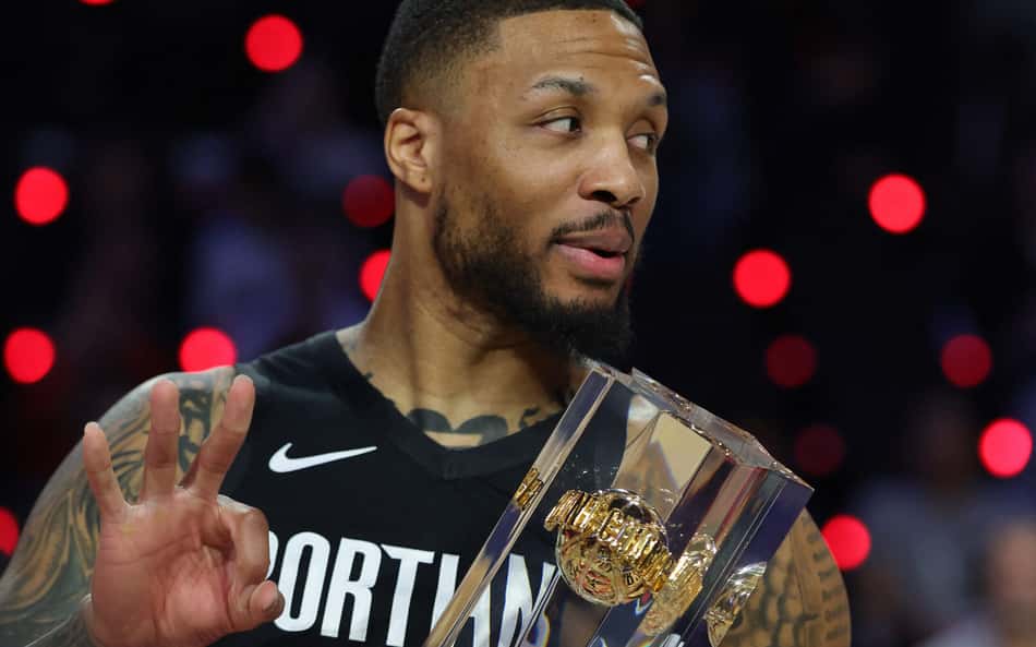 Damian Lillard faz história no torneio de 3 pontos da NBA