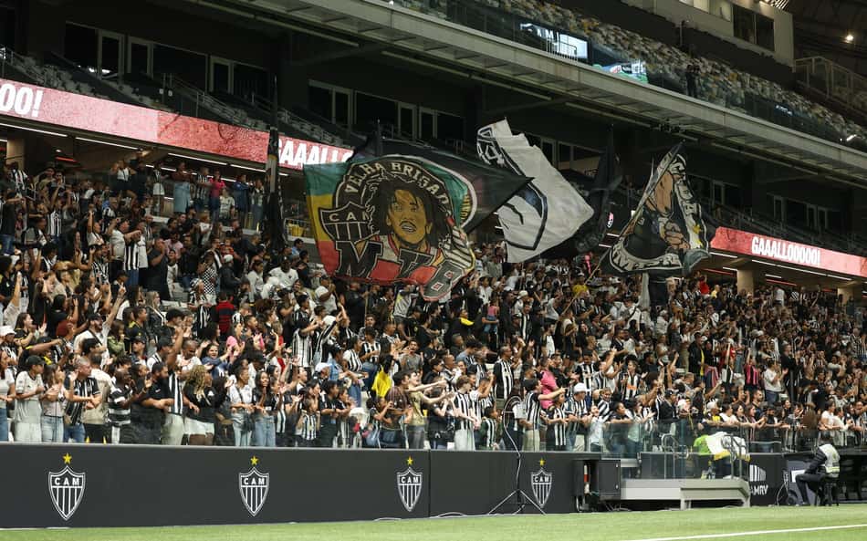 Torcida nas arquibancadas da Arena MRV para acompanhar Atlético-MG x Vitória. (Foto: Daniela Veiga / Atlético)
