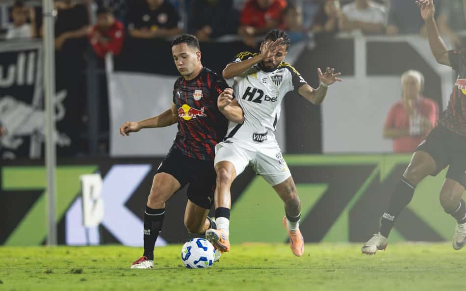 Bragantino x Atlético em 2025 (Foto: Pedro Souza / Atlético)