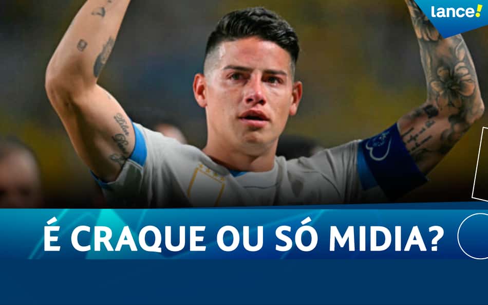 James Rodríguez comemora vitória da Colômbia na Copa América de 2024 (Foto: Chandan Khanna / AFP)
