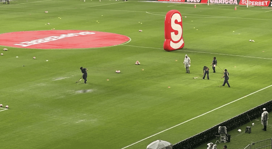 Gramado de São Januário para Vasco x Botafogo (Foto: Pedro Cobalea/Lance!)