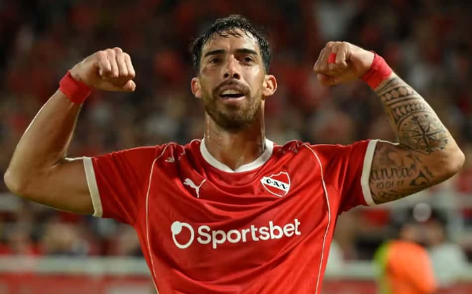 Gabriel Ávalos em ação pelo Independiente (Foto: Reprodução)