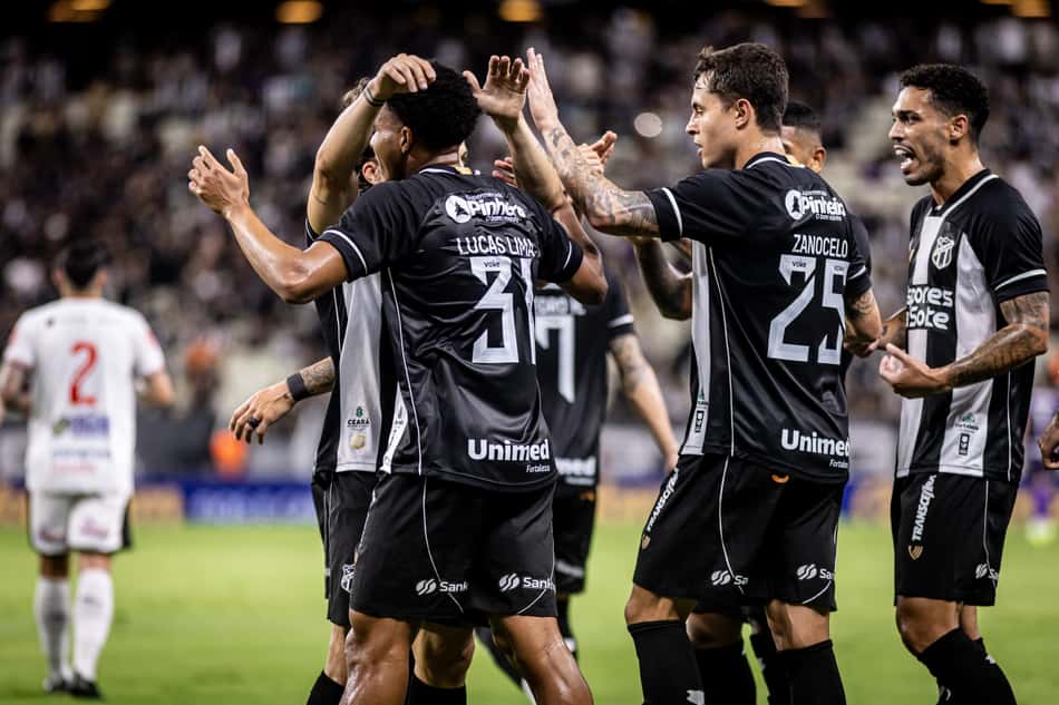 Partida entre Ceará e Primavera, pela Copa do Brasil (Foto: Gabriel Silva/Ceará SC)
