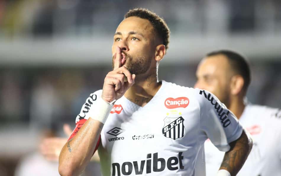 Neymar em Santos x Vasco