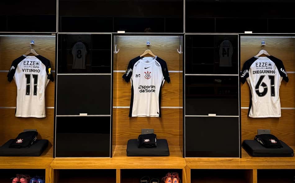 Sem Carrillo, Corinthians está escalado para encarar o Palmeiras