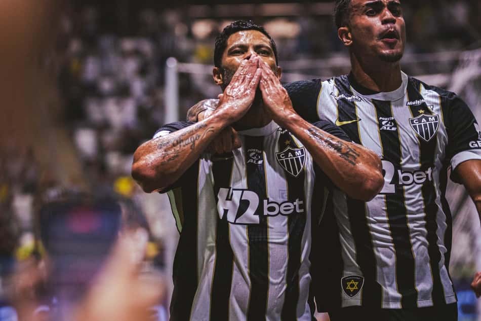 Hulk comemora gol do Atlético-MG contra o Remo (Foto: Clayton Carvalho Fernandes/Gazeta Press)