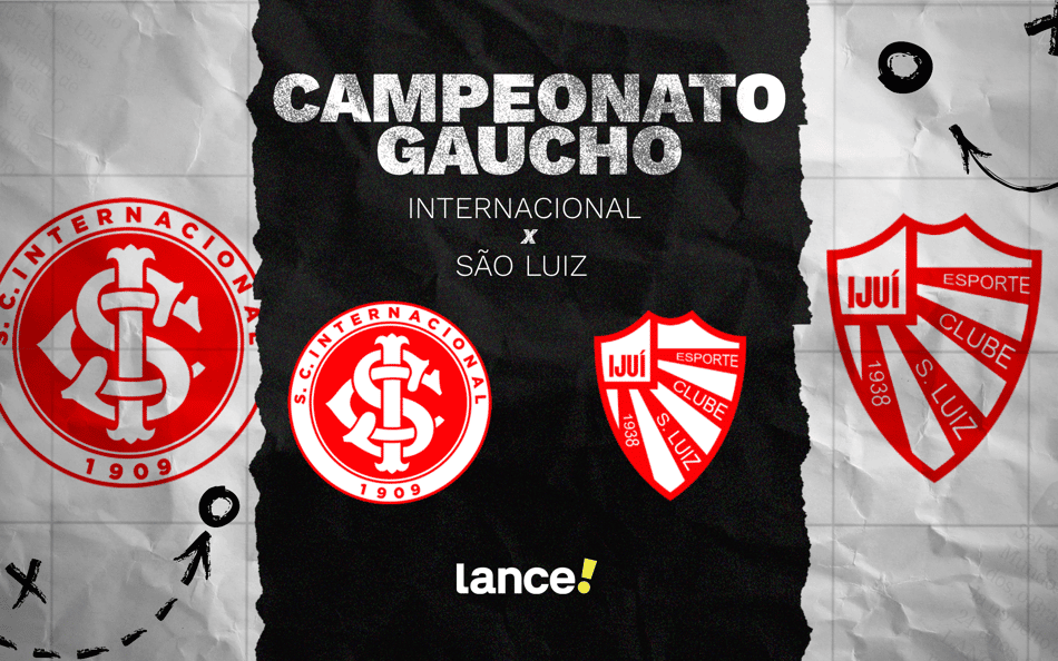 Internacional x São Luiz: onde assistir ao vivo, horário e escalações do Gauchão 2026
