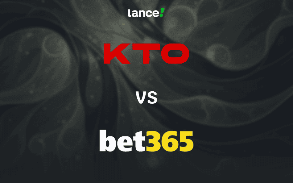 Arte do comparativo: KTO ou bet365.