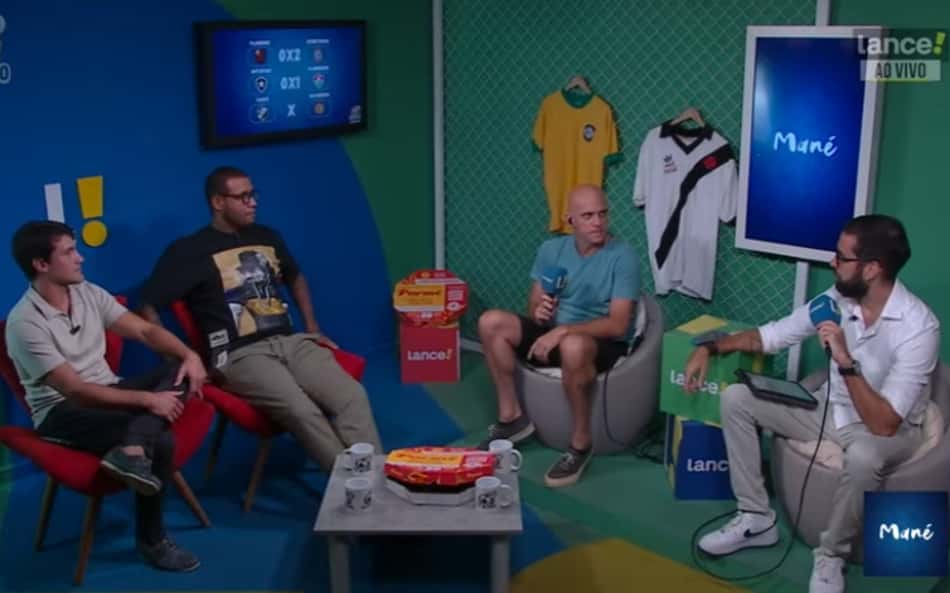 Leo Lima, ex-jogador do Vasco, em entrevista à Lance TV (Foto: Reprodução)