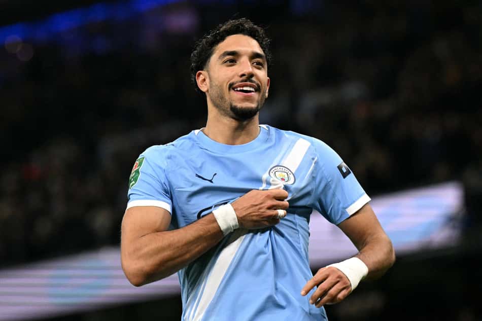 Pela Copa da Liga Inglesa, o Manchester City venceu o Newcastle por 3 a 1 (Foto: Oli SCARFF / AFP)