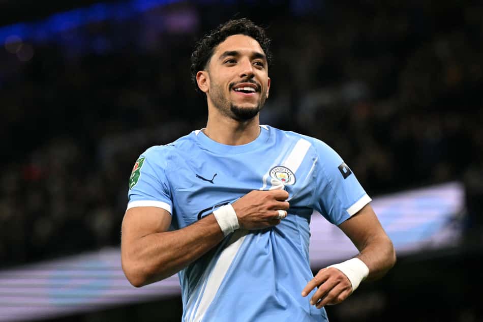 Pela Copa da Liga Inglesa, o Manchester City venceu o Newcastle por 3 a 1 (Foto: Oli SCARFF / AFP)