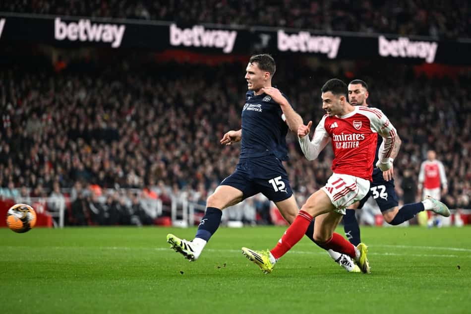 Martinelli em ação pelo Arsenal (Foto: Reprodução/Arsenal)