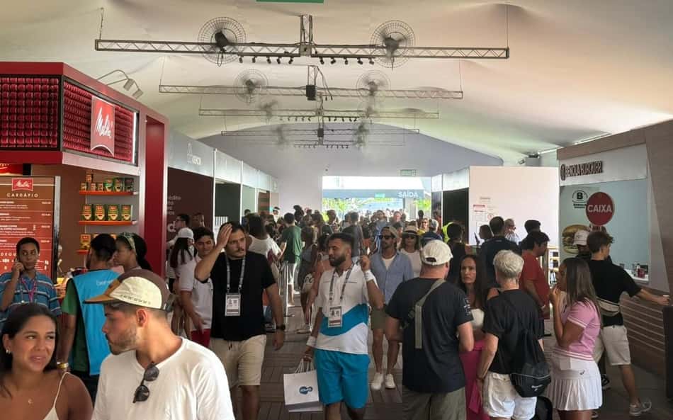 Além do tênis: público aproveita ativações do Rio Open em meio ao Carnaval