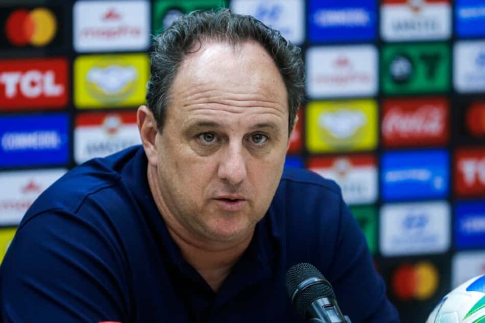 Rogério Ceni em coletiva após partida do Bahia na Copa Libertadores (Foto: divulgação/EC Bahia)