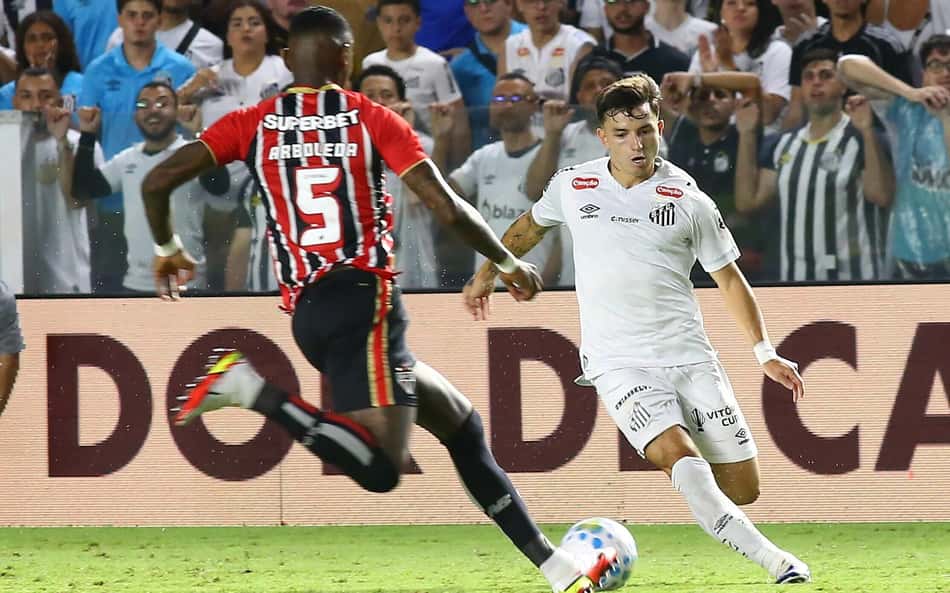 Os gols de Santos x São Paulo: Zé Rafael e Calleri marcam na Vila