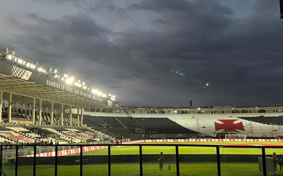 São Januário antes do jogo entre Vasco e Volta Redonda (Foto: Lucas Bayer / Lance!)