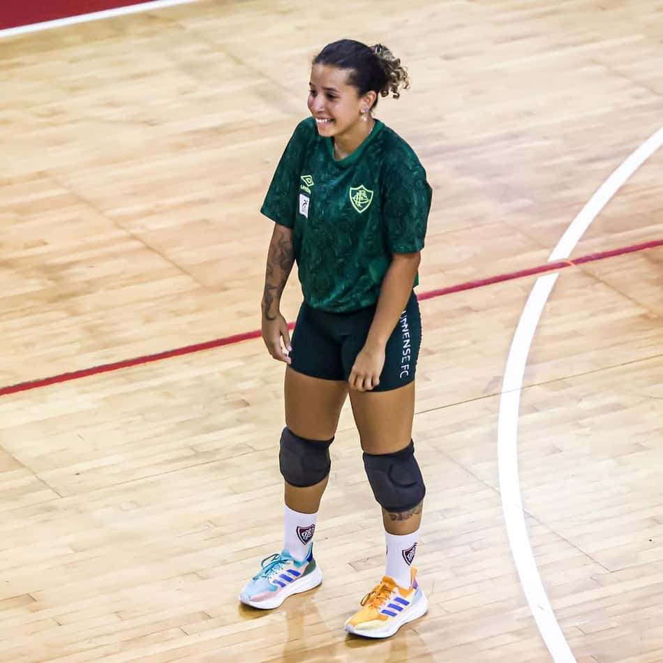 Lelê em treino do Fluminense (Foto: Reprodução/ Instagram)
