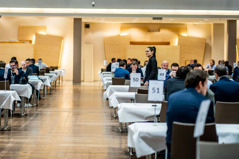 Summit da TransferRoom em Berlim, na Alemanha.
