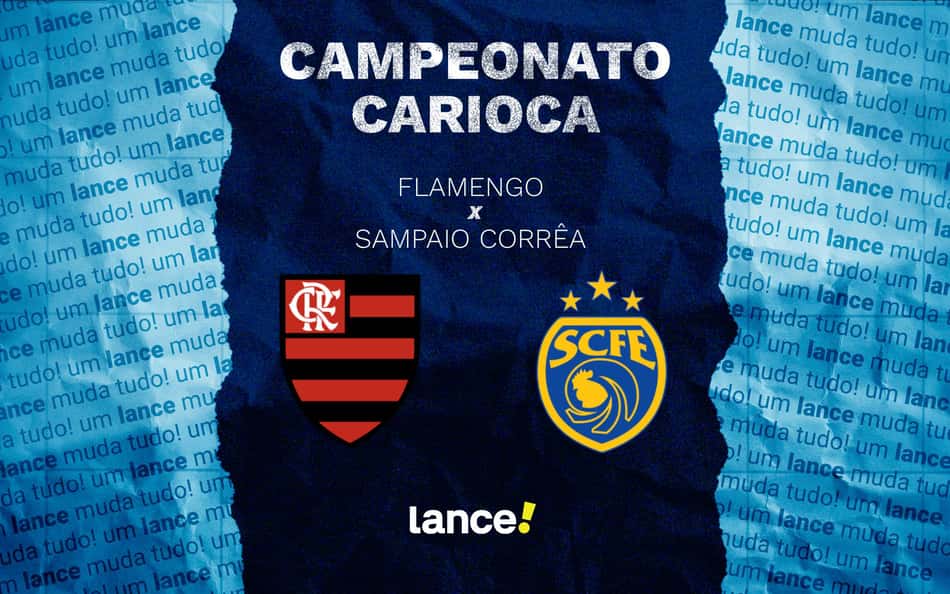 Flamengo x Sampaio Corrêa: onde assistir, horário e escalações do jogo pelo Carioca