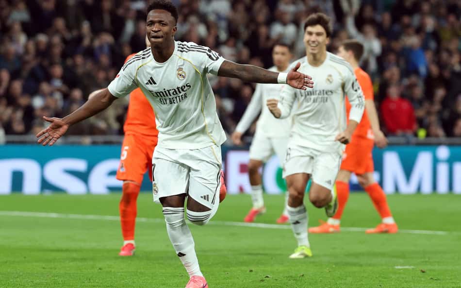 Vini Jr supera Neymar em La Liga e se aproxima de marca de Mbappé no Real Madrid