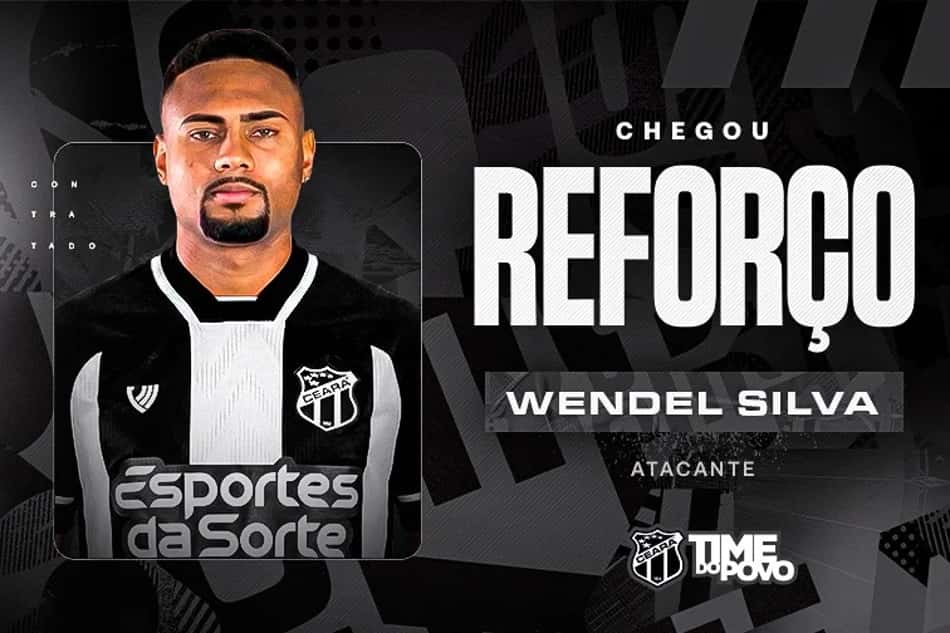 Wendel Silva é o novo atacante do Ceará (Foto: divulgação/Ceará SC)