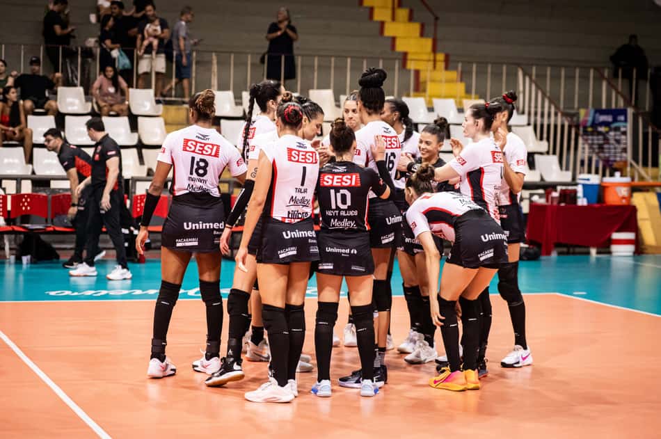 Sesi Bauru vence Tijuca no returno da Superliga Feminina (Foto: Thiago Mendes)