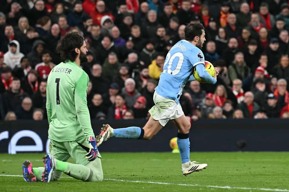 Alisson Becker - Bernardo Silva - Liverpool - Manchester City